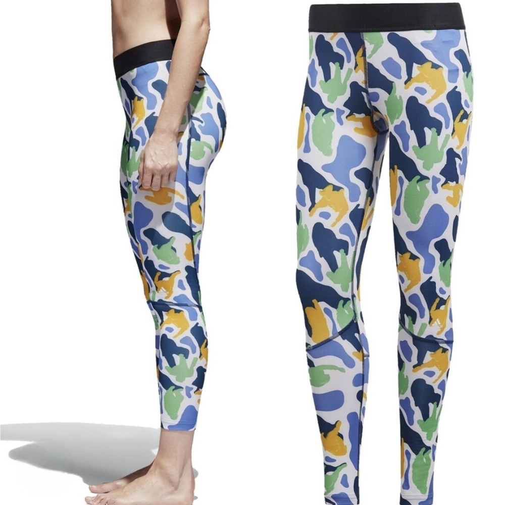 ADIDAS colorful Camouflage Leggings